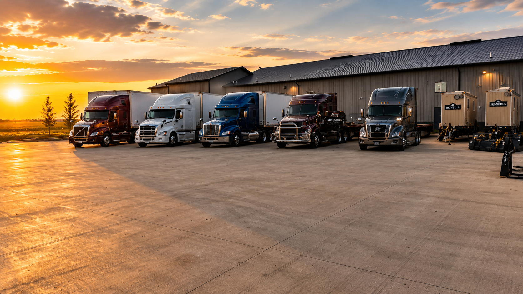 Semi-truck parking